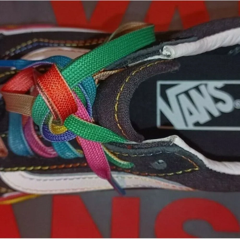 Vans Old Skool Stacked Rainbow Glitter Platform Men's 3.5/Women's 5 VN0A4U15WW1